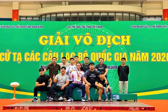 Đà Nẵng giành 6 huy chương tại Giải vô địch cử tạ câu lạc bộ quốc gia