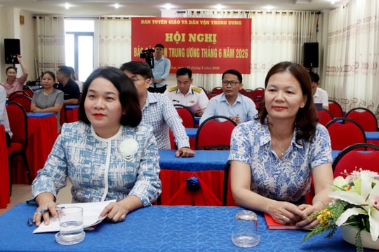 Ban Tuyên giáo và Dân vận Trung ương tổ chức Hội nghị báo cáo viên tháng 6/2026
