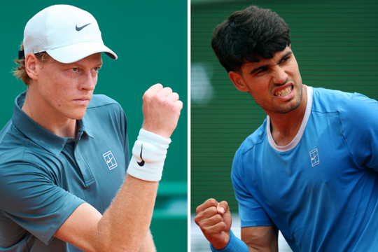 Djokovic nguy cơ văng khỏi top 4 ATP, Sinner và Alcaraz thống trị tennis thế giới