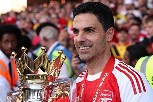Arteta hoàn tất cuộc tái thiết vĩ đại: Arsenal chính thức vô địch Ngoại hạng Anh