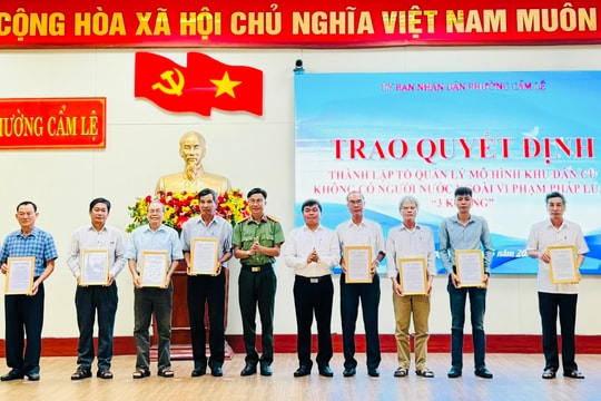 Phường Cẩm Lệ triển khai mô hình quản lý người nước ngoài “3 không”