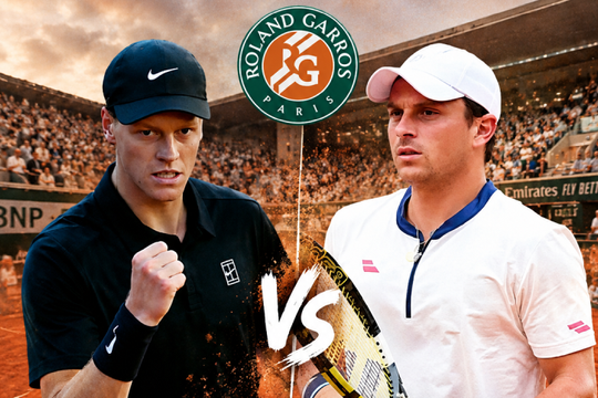 Roland Garros 2026: Sinner thị uy sức mạnh, Tsitsipas và Medvedev bung sức vòng 1
