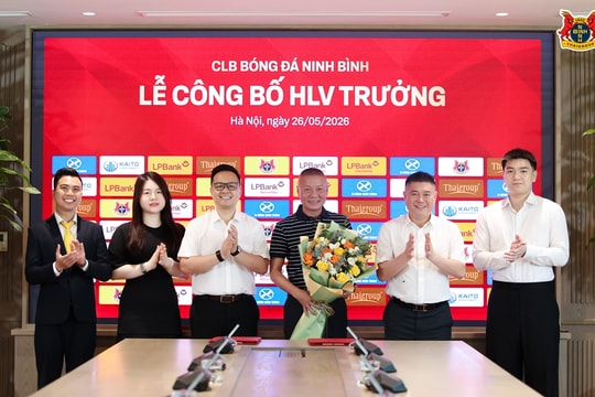 CLB Ninh Bình bổ nhiệm HLV Chu Đình Nghiêm: Trao quyền lực tuyệt đối cho tham vọng lớn