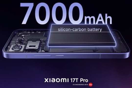 Xiaomi 17T Pro trang bị pin 7,000 mAh cùng chip Dimensity 9500 sắp ra mắt ngày 28/5