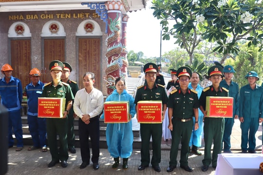 Lấy mẫu, xác định danh tính 291 liệt sĩ tại Nghĩa trang liệt sĩ Hòa Tiến