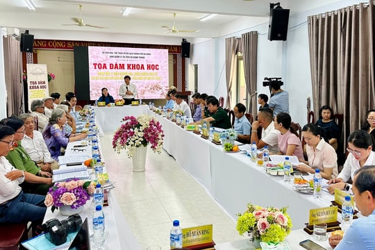 Tham vấn ý kiến chuyên gia về giá trị lịch sử di tích Căn cứ Khu ủy Khu 5