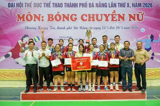 Tiên Phước vô địch Giải bóng chuyền nữ thành phố Đà Nẵng