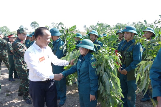 Diễn tập tác chiến trong khu vực phòng thủ phường Điện Bàn: Đủ năng lực xử trí tình huống quốc phòng, an ninh từ cơ sở