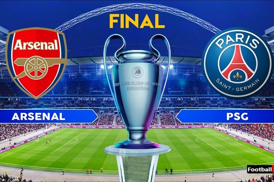 PSG vs Arsenal: Trực tiếp bóng đá trên TV360 hôm nay 30/5/2026
