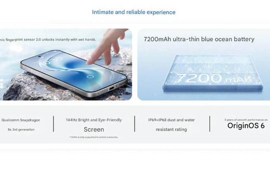vivo S60 Series ra mắt: Pin 7.200 mAh, màn hình 144Hz và camera tiềm vọng 3x