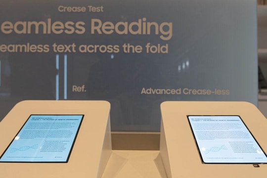Công nghệ màn hình không nếp gấp trên Galaxy Z Fold8: Bước tiến mới của Samsung