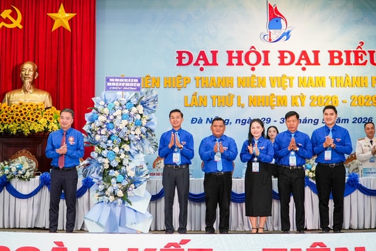 Khai mạc phiên chính thức Đại hội đại biểu Hội Liên hiệp Thanh niên Việt Nam thành phố Đà Nẵng lần thứ I, nhiệm kỳ 2026 - 2029