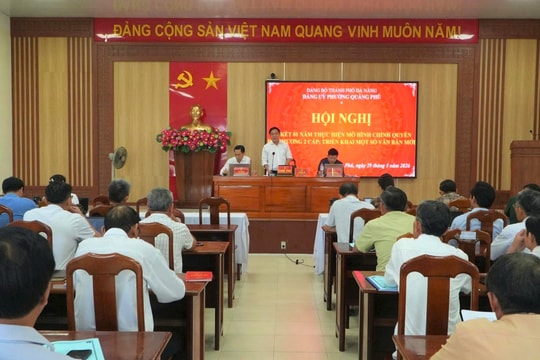 Phường Quảng Phú vận hành hiệu quả mô hình chính quyền địa phương hai cấp