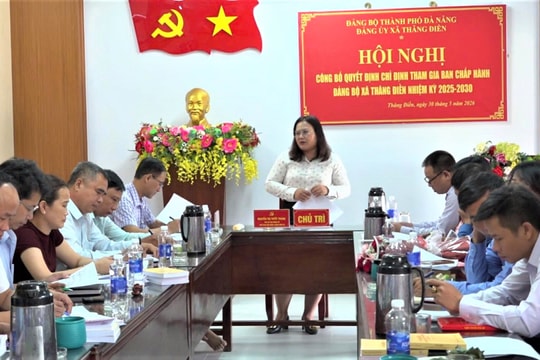Xã Thăng Điền bàn phương án sắp xếp thôn, tổ dân phố