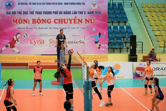Đại hội Thể dục thể thao thành phố Đà Nẵng: Sôi động môn bóng chuyền