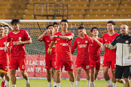 CA TPHCM đối đầu Thể Công Viettel: Thử thách cho tham vọng á quân tại Thống Nhất