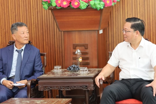 Quyền Tổng Lãnh sự Hàn Quốc tại Đà Nẵng thăm, làm việc với Ủy ban MTTQ Việt Nam thành phố