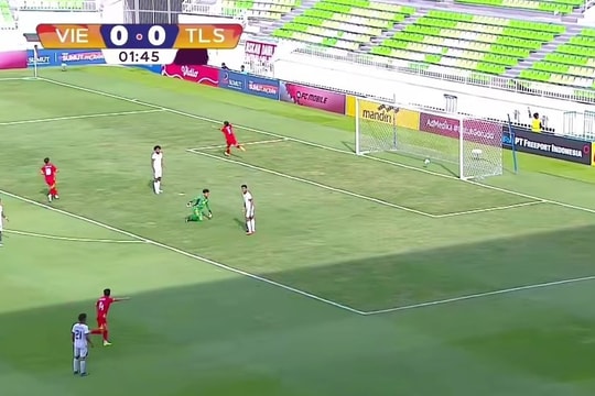 Công Hậu lập hat-trick siêu đẳng giúp U19 Việt Nam đánh bại U19 Timor Leste 3-0