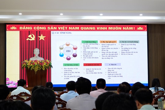 Chuyển đổi số trong Đảng: Hiệu quả Sổ tay đảng viên điện tử