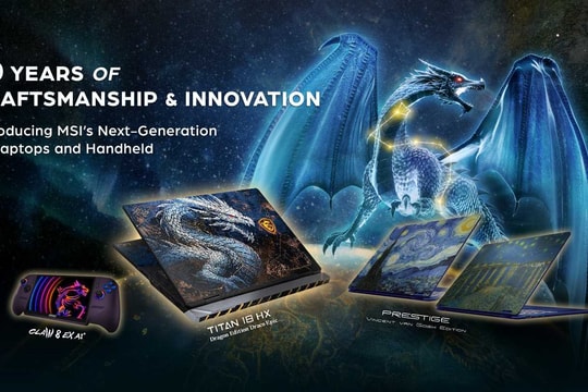 MSI ra mắt Titan 18 HX Dragon Edition và Claw 8 EX AI+ tại triển lãm COMPUTEX 2026