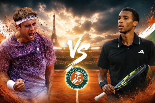 Tứ kết Roland Garros 2026: Đại chiến 'nội bộ' nước Ý và giấc mơ cổ tích của Chwalinska