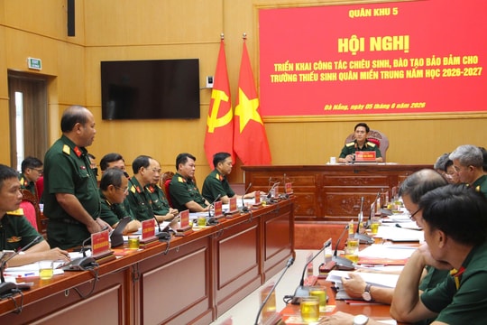 Hơn 1.000 hồ sơ dự tuyển vào Trường Thiếu sinh quân miền Trung