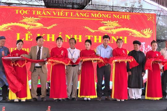 Khánh thành nhà thờ tộc Trần Viết ở xã Xuân Phú