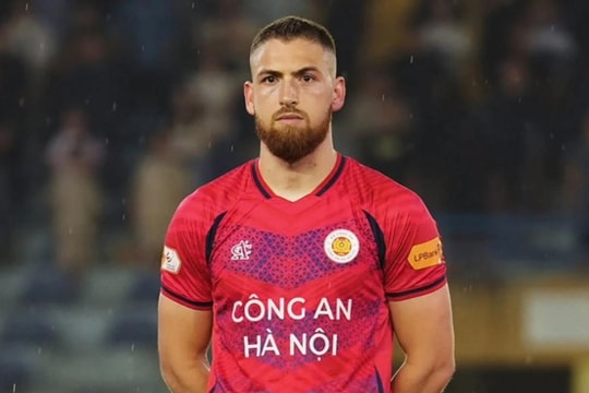 Trung vệ Hugo Gomes rời Công an Hà Nội ngay sau ngôi vương V.League 2025/26