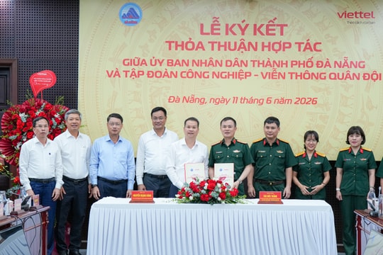 Đà Nẵng và Viettel hợp tác phát triển khoa học, công nghệ và chuyển đổi số giai đoạn 2026 - 2030
