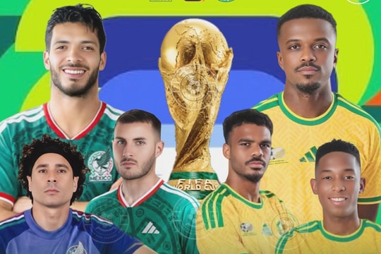 Trực tiếp bóng đá hôm nay: Mexico đấu Nam Phi lúc 02h00 ngày 12/6