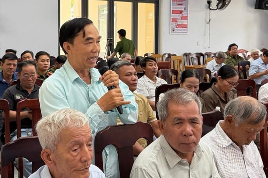 Nhân dân góp ý xây dựng đội ngũ cán bộ, công chức và công an phường Điện Bàn Đông