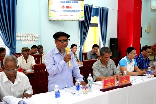 Sắp xếp thôn phù hợp thực tiễn địa phương