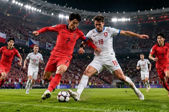Trực tiếp tỉ số Hàn Quốc 2-1 CH Séc: Son Heung Min ra quân tại World Cup 2026