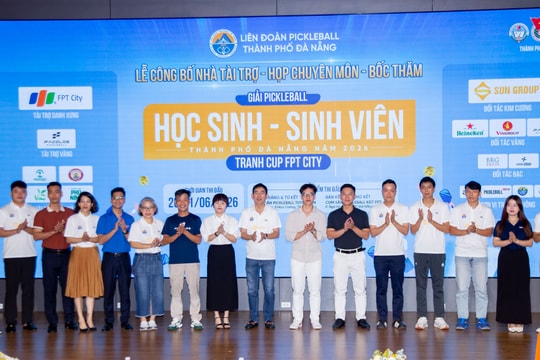 331 vận động viên tranh tài tại Giải Pickleball học sinh - sinh viên thành phố Đà Nẵng 2026