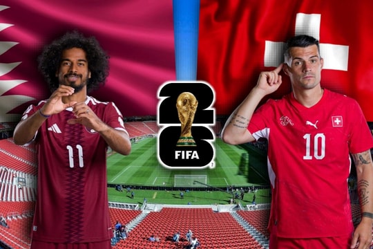 Trực tiếp tỉ số Qatar vs Thụy Sĩ hôm nay 14/6/2026: 1-1