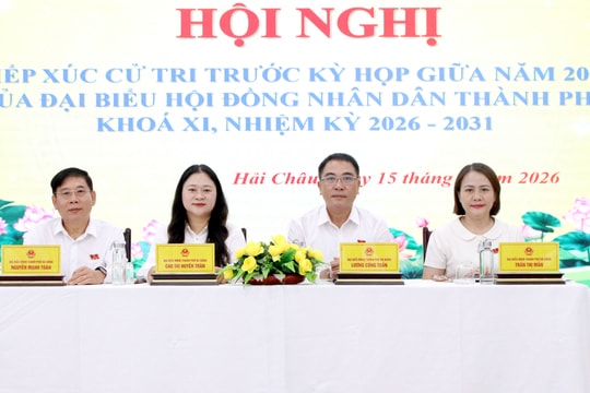 Đại biểu HĐND thành phố Đà Nẵng tiếp xúc cử tri các địa phương