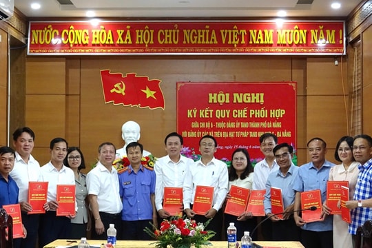 Ký kết quy chế phối hợp công tác giữa Tòa án nhân dân khu vực 6 với các địa phương