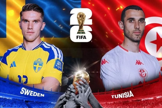 Trực tiếp VTVgo Thụy Điển đấu Tunisia bảng F World Cup 2026