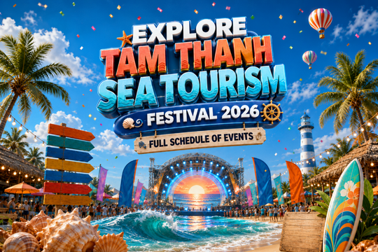 Full Schedule of Events at Tam Thanh Sea Tourism Festival 2026