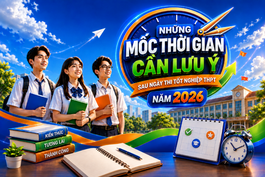 Những mốc thời gian cần lưu ý sau ngày thi tốt nghiệp THPT năm 2026