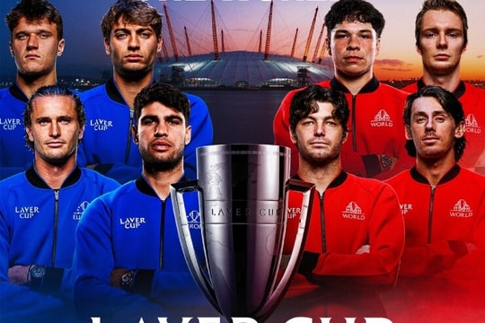 Laver Cup 2026 chốt quân: Á quân Roland Garros Flavio Cobolli sát cánh cùng Alcaraz