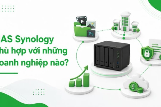 Giải pháp lưu trữ dữ liệu tập trung: bảo mật số và tối ưu vận hành với NAS Synology
