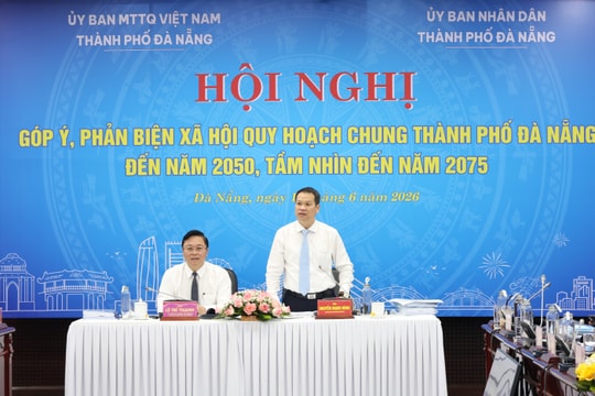Góp ý, phản biện xã hội Quy hoạch chung thành phố Đà Nẵng đến năm 2050, tầm nhìn đến năm 2075