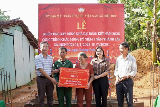 Hiệp Đức khởi công xây dựng nhà cho 6 hộ gia đình khó khăn