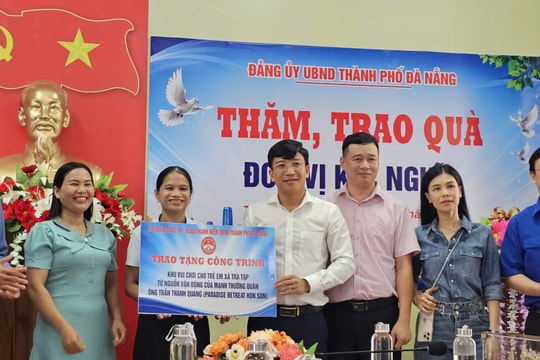 Gần 200 triệu đồng hỗ trợ cho người dân xã Trà Tập