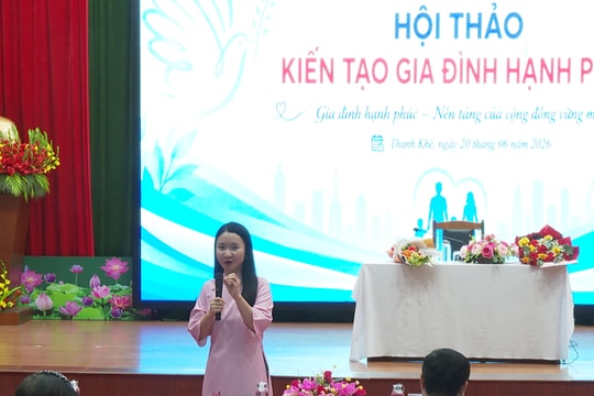 Gần 500 phụ nữ phường Thanh Khê tham gia hội thảo “Kiến tạo gia đình hạnh phúc”
