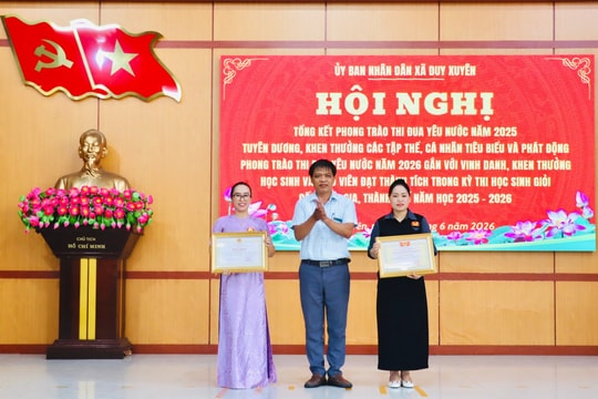 Xã Duy Xuyên khen thưởng nhiều điển hình thi đua yêu nước