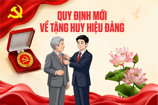 Quy định mới về tặng Huy hiệu Đảng