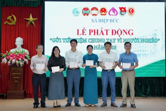Hiệp Đức phát động tuần lễ “Gửi tiết kiệm chung tay vì người nghèo”, phấn đấu huy động 2 tỷ đồng