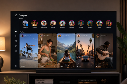 Instagram chính thức lên TV Samsung: Bước tiến mới trong chiến lược giải trí màn hình lớn